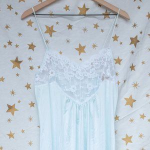 Vintage Blue Maxi Nightgown